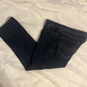 Seven7 Jeans Straight Fit Denim Blue Dark Wash Men’s Size 38x30